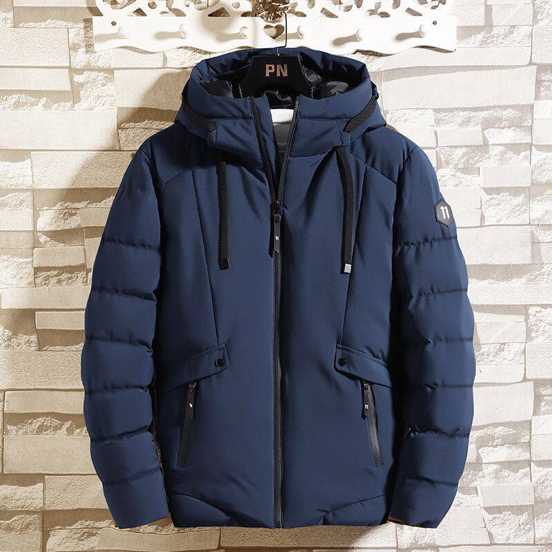 Cotton Coat Men Plus Size 4XL 2022 Winter New Cardigan Hooded Cotton Clothes Cold Protection Warm Korean Style Loose Winter Jacket for Men