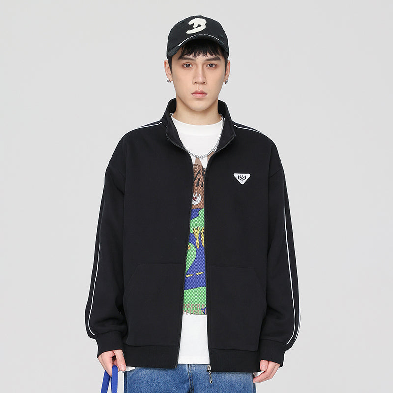 GTRG Striped Stand Collar Jacket