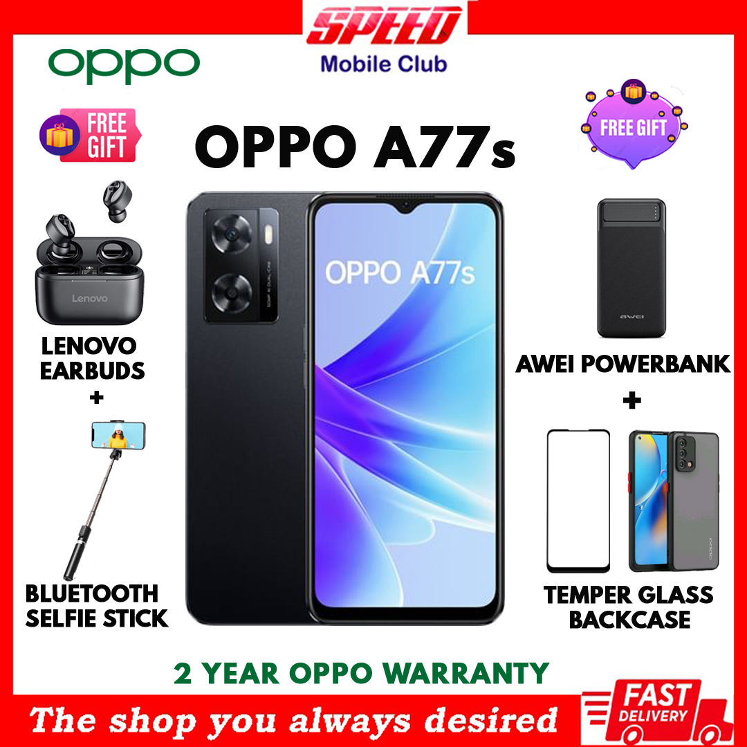 OPPO A77s | 8GB+128GB | Brand New | Global ROM | Local Set With 2 Year Official Warranty | Free Gifts