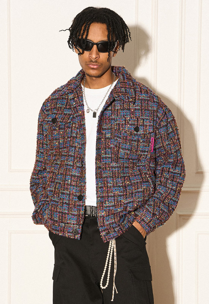 REVERSE IRONY Retro Tweed Jacket