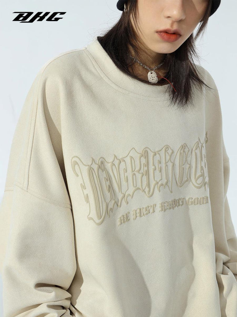 BJHG 3M Reflective Crescent Moon Sweatshirt