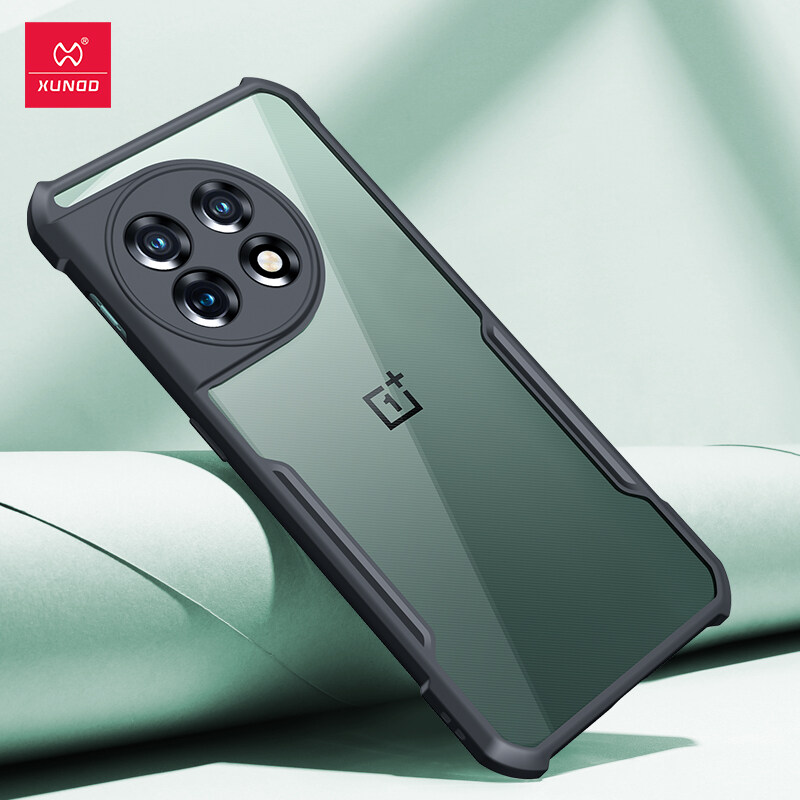OnePlus 11 5G Casing Xundd Phone Case Anti Fingerprint Transparent Back Cover Airbags Shockproof Protective Shell