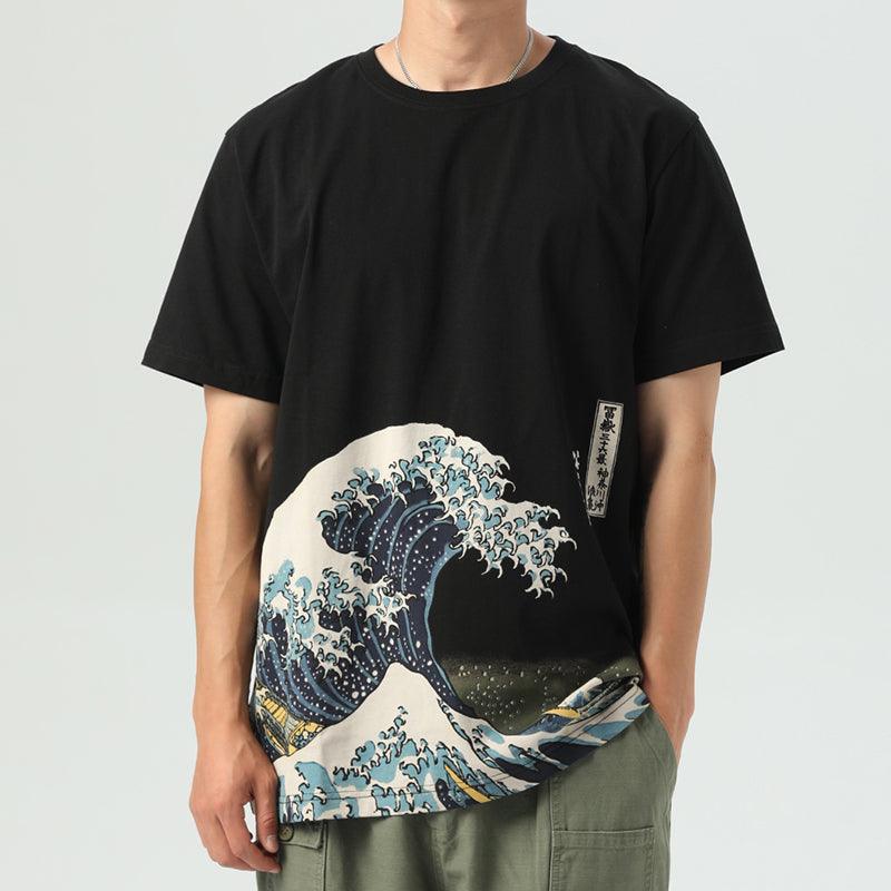 Great Wave Fitted Tee