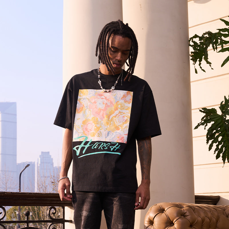 HARSH and CRUEL Pastel Floret Tee