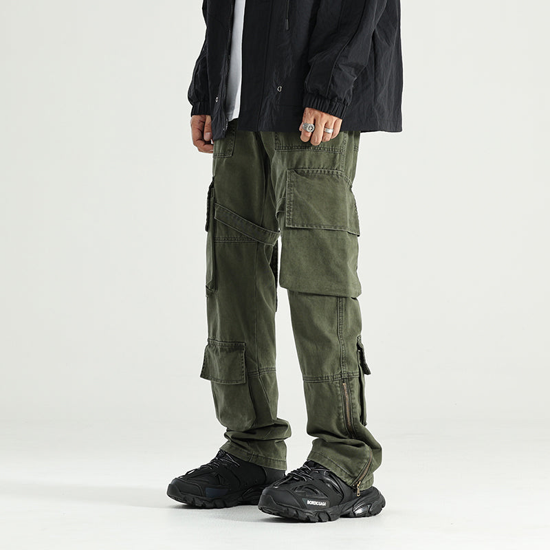 GTRG 8 Pocket Straight-Leg Cargo Pants