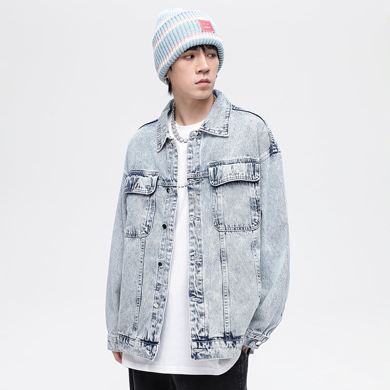 GTRG Vintage Washed Denim Jacket
