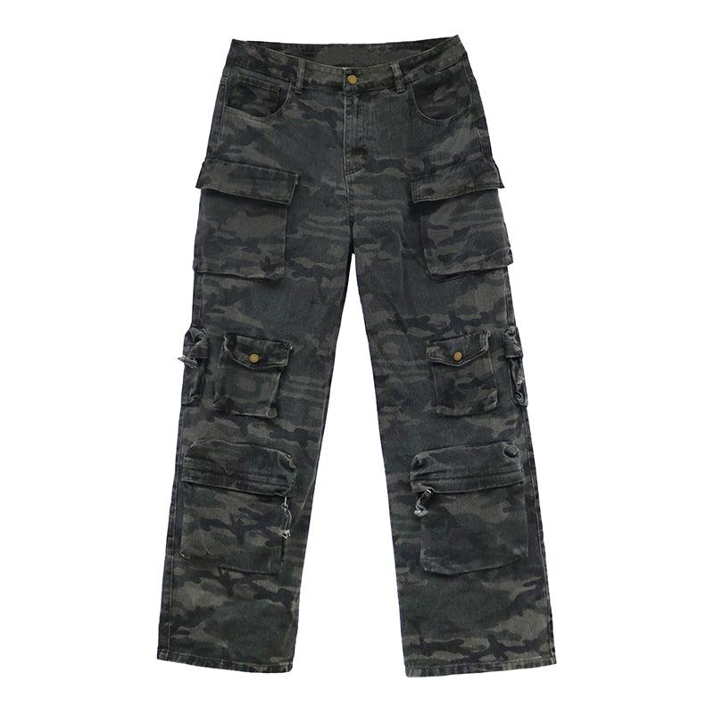 NECOYEP Nylon Cargo Pants