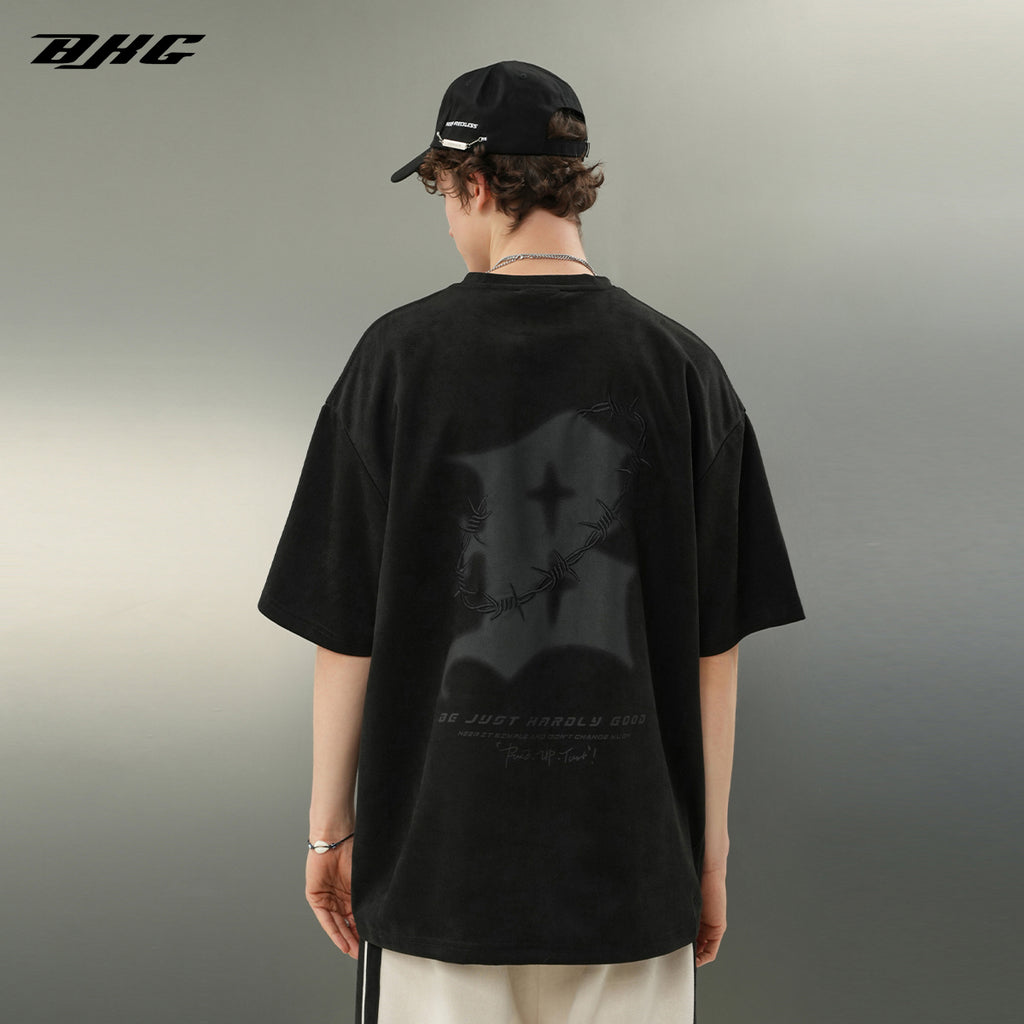 BJHG "Thorns" Suede Tee